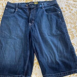 South Pole Men's Deep Blue Jean Shorts